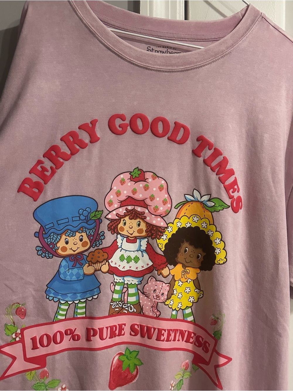 Strawberry Shortcake 'Berry Good Times' Pink Graphic Tee